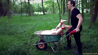 Cute Girl b&period; And Kinky Bondage Orgasm